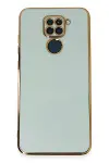 Xiao Red Note 9 Kılıf Volet Silikon - Açık Yeşil-1
