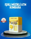 Çocuklar İçin Sarı Elektronik Şifreli Para Biriktirme Kumbarası-2