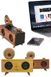 Gramafon Nostaljik Radyo Yüksek Ses Kalitesi USB TF Kart Aux Yeni Nesil-4
