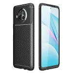 Xiao 10t Lite Kılıf Auto Focus Karbon Kapak - Siyah-1