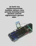 RGB Aydınlatmalı Oyuncu Klavye Mouse – Mekanik Hissiyat, Maksimum Kontrol-2