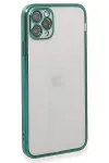Apple iPhone 11 Pro Kılıf Razer Lensli Silikon - Yeşil-6