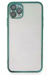 Apple iPhone 11 Pro Kılıf Razer Lensli Silikon - Yeşil-2