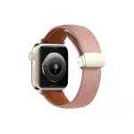 Apple Watch 42mm Kr414 Daks Deri Kordon (saat Değildir) - Pembe-1