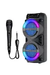RGB Işıklı Bluetooth Hoparlör Kablosuz Taşınabilir Stereo Speaker-3