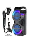 RGB Işıklı Bluetooth Hoparlör Kablosuz Taşınabilir Stereo Speaker-5