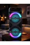 RGB Işıklı Bluetooth Hoparlör Kablosuz Taşınabilir Stereo Speaker-1