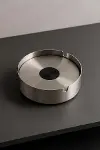Paslanmaz Çelik Kapaklı Küllük 10 cm-1