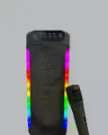 Çift 4 inç Hoparlörlü RGB Işıklı Bluetooth Ses Siste-4