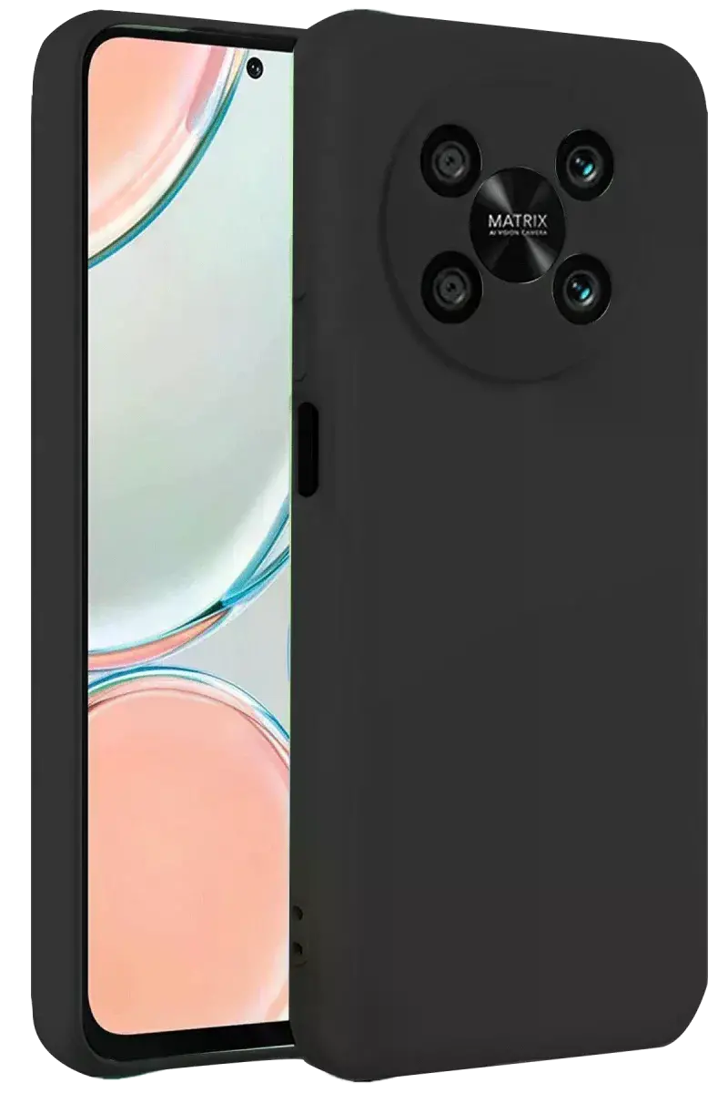 Huawei Nova Y90 Kılıf First Silikon - Siyah