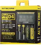 Nitecore D4 Digi Charger Li-ion / Nı-cd / Nı-mh / Lifepo4 Dijital Pil Şarj Cihazı-1