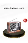 Nostaljik Radyo – Şık Dekoratif Tasarım ve Güvenli 2 Yıl Garanti-1