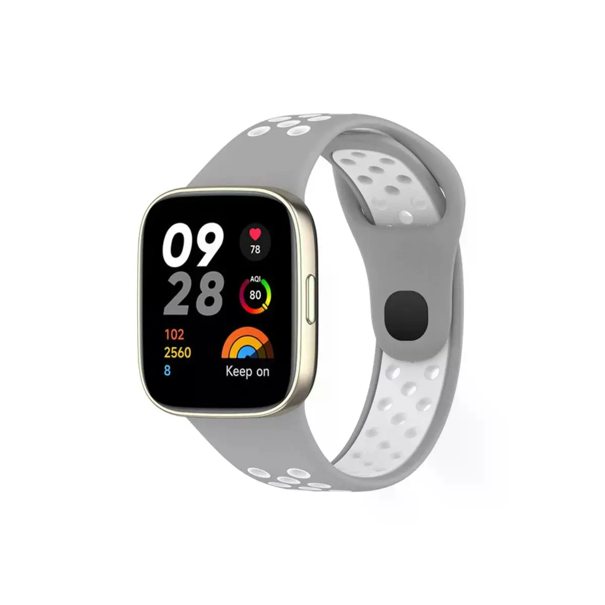 Xiao Red Watch 3 Spor Delikli Kordon (saat Değildir) - Gri-beyaz