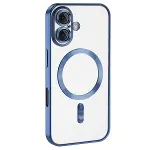 Apple iPhone 16 Kılıf Kross Magneticsafe Kapak - Mavi-2