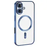 Apple iPhone 16 Kılıf Kross Magneticsafe Kapak - Mavi-3