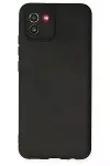Samsung Galaxy A03 Kılıf First Silikon - Siyah-1