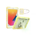 Apple İpad 10.2 (7.nesil) Kılıf Strap New Tablet Kapak - Sarı-1