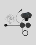 Motosiklet Kaskı İçin Bluetooth Kulaklık – Kablosuz, krofonlu, Gürültü Azaltmalı BT22-3