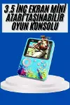 Çocuklara Özel 4K HD Retro Oyun Konsol El Atari Taşınabilir 500 Oyunlu-2
