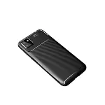 Huawei Y5p Kılıf Auto Focus Karbon Kapak - Siyah-2