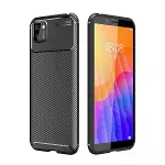 Huawei Y5p Kılıf Auto Focus Karbon Kapak - Siyah-1