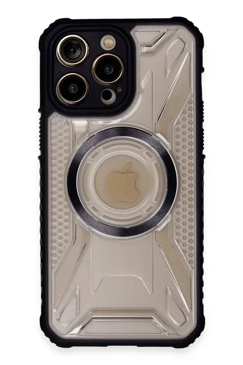 Apple iPhone 13 Pro Max Kılıf Prag Magneticsafe Kapak - Siyah