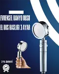 Dayanıklı ve Ergonok Tasarımlı Ayarlanabilir El Duş Başlığı-1