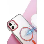 Apple İphone 12 Glossy Magsafe Kapak - Pembe-2