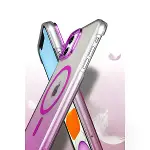 Apple İphone 12 Glossy Magsafe Kapak - Pembe-3