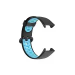 Xiao Red Watch 2 Spor Delikli Kordon - Siyah-mavi-4