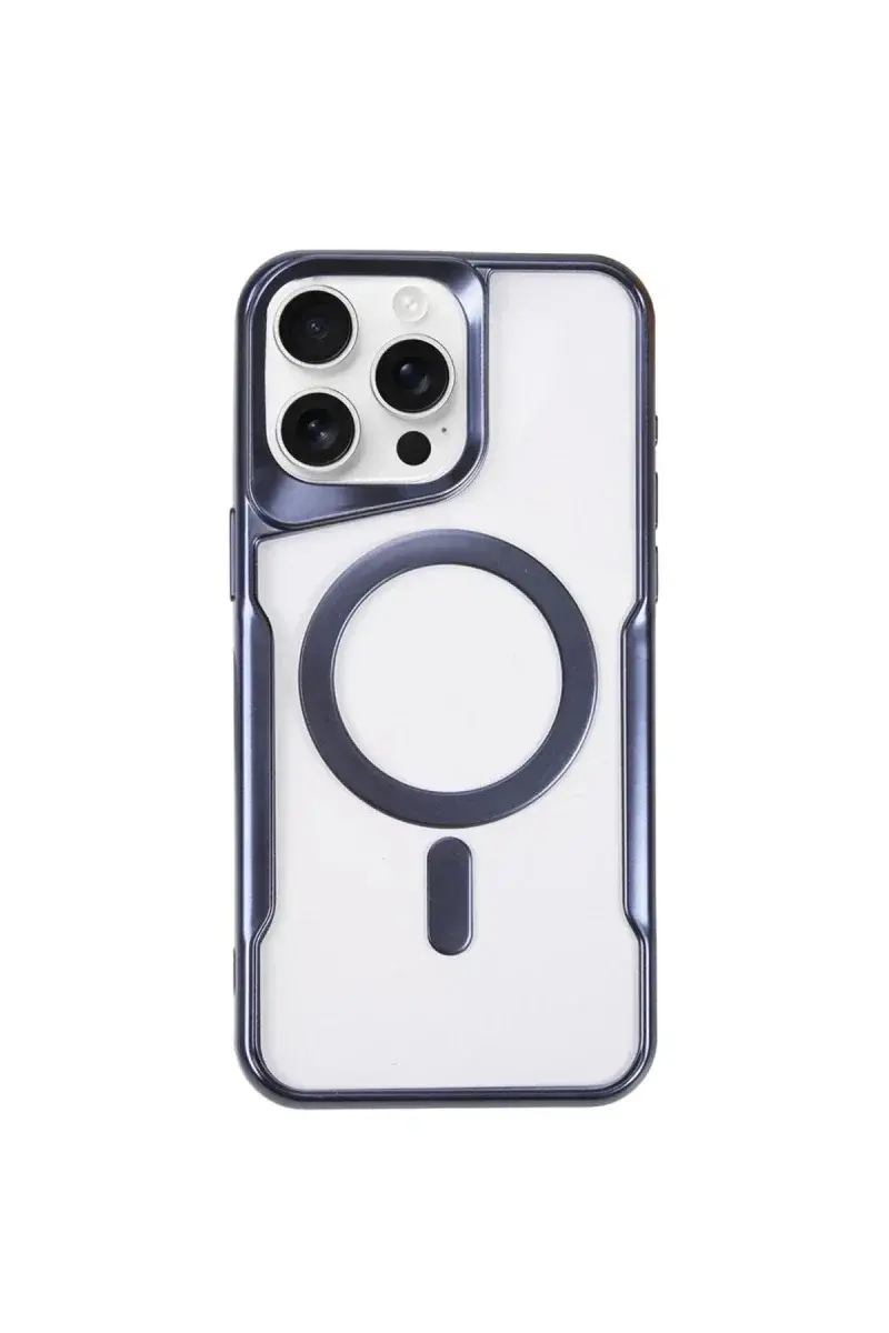 Apple iPhone 11 Pro Max Kılıf Boyi Magsafe Silikon Kapak - Lacivert