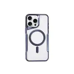 Apple iPhone 11 Pro Max Kılıf Boyi Magsafe Silikon Kapak - Lacivert-3