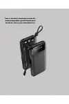 Çoklu Güvenlik Korumalı 20.000 mAh Powerbank Fener Özellikli-2