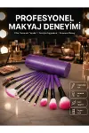 12 Parça Profesyonel Makyaj Fırçası Far Fırçası Allık Fırçası Yumuşak Kıllı-1