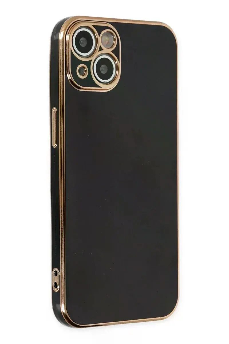 Apple iPhone 14 Kılıf Volet Silikon - Siyah