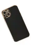 Apple iPhone 14 Kılıf Volet Silikon - Siyah-3