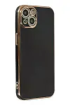 Apple iPhone 14 Kılıf Volet Silikon - Siyah-1