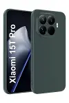 Xiao 15T Pro First Silikon - Koyu Yeşil-1