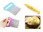 Chips Chopper Şekilli Sebze ve Meyve Dilimleyici-1