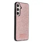 Onegif Samsung Galaxy A55 5g Bright Simli Kapak - Pembe-2
