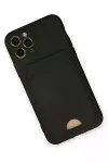 Apple iPhone 11 Pro Kılıf Kelvin Kartvizitli Silikon - Siyah-3