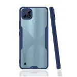 Realme C21 Kılıf Platin Silikon - Lacivert-2