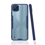 Realme C21 Kılıf Platin Silikon - Lacivert-3