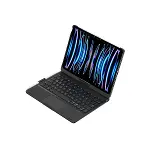 Apple İpad Pro 11 (2024) F11 Ats Kılıf Magic Dönen Klavyeli Tablet Kılıf - Siyah-3