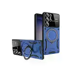 Samsung Galaxy S25 Ultra Kılıf Joy Lens Standlı Kapak - Lacivert-1