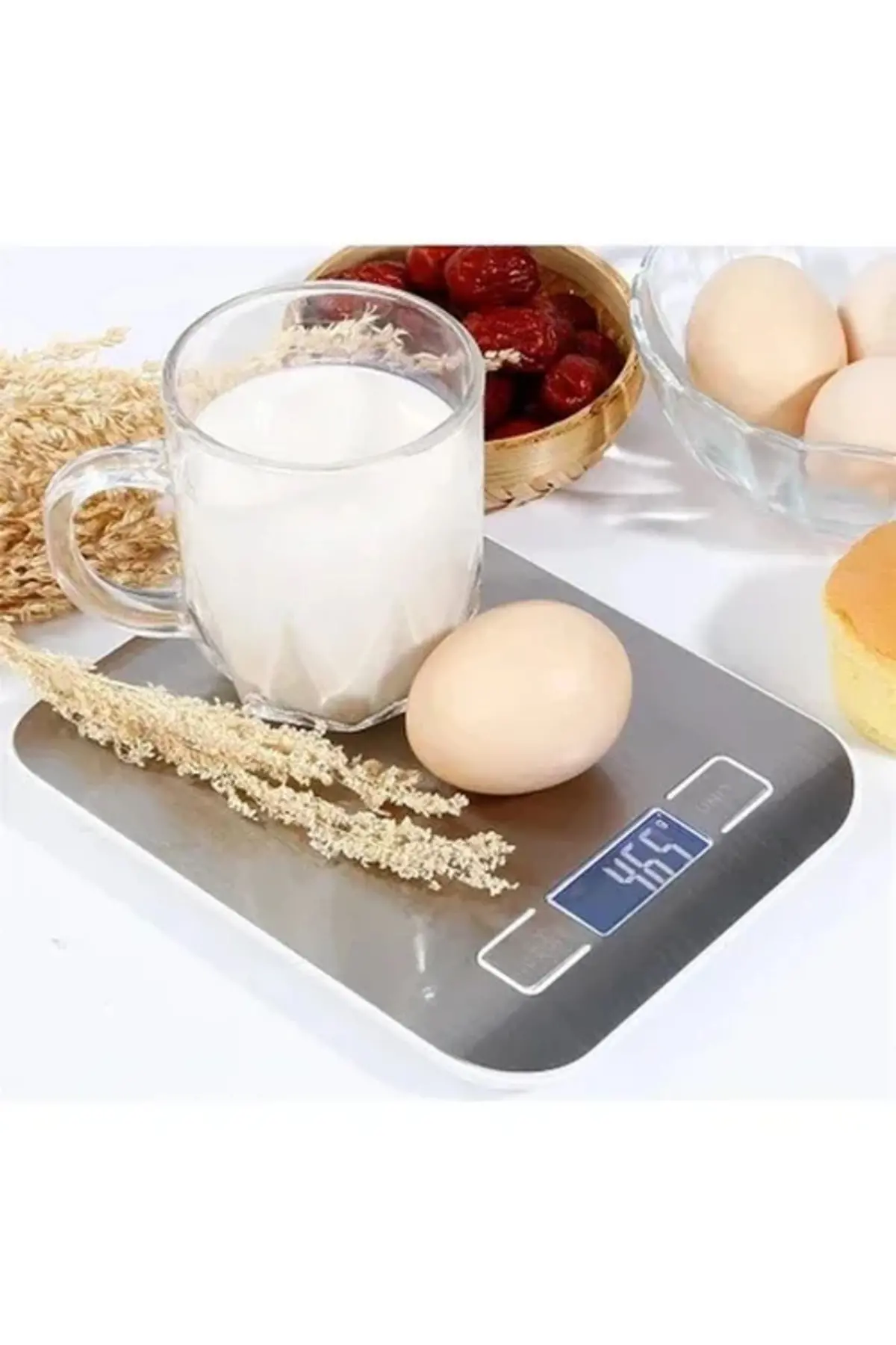 Metal Dijital Mutfak Terazisi Hassas Tartı 5 Kg Crown