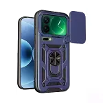 Xiao 17 Pro Max Pars Lens Yüzüklü Silikon - Lacivert-1