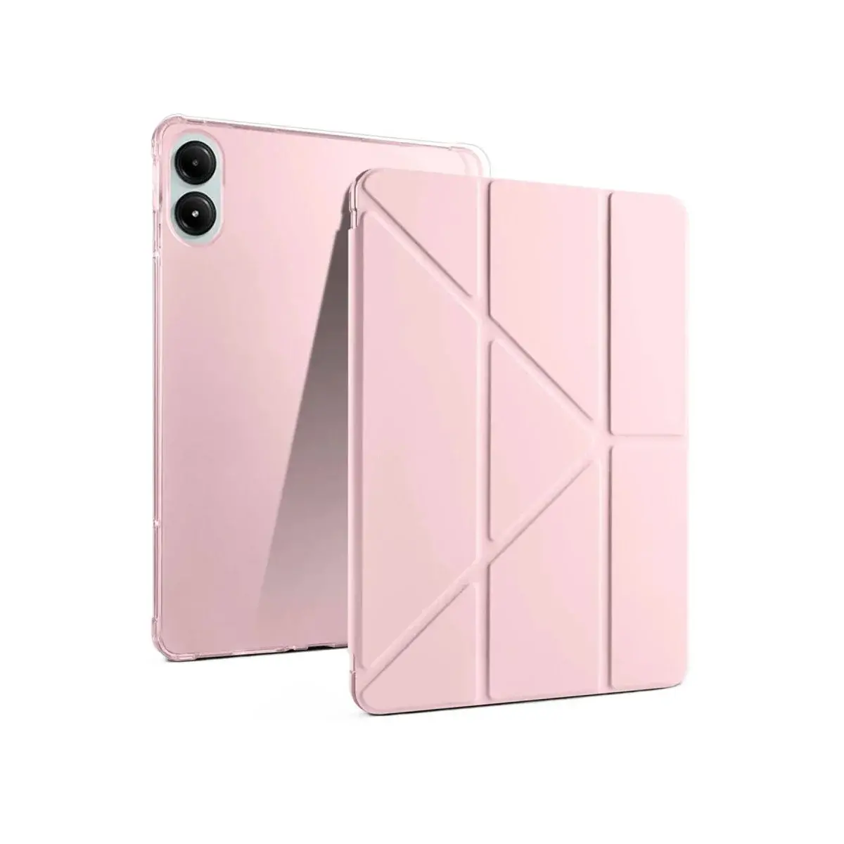 Xiao Red Pad Pro 12.1 Kılıf Kalemlikli Mars Tablet Kılıfı - Rose Gold