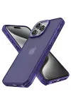 Apple iPhone 13 Pro Max Kılıf Elegant Kapak - Derin Mor-1