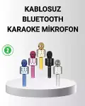 Bluetooth Karaoke Mikrofon – Yüksek Ses Kalitesi, Yankı Efektli, Uzun Ömürlü Pil-1